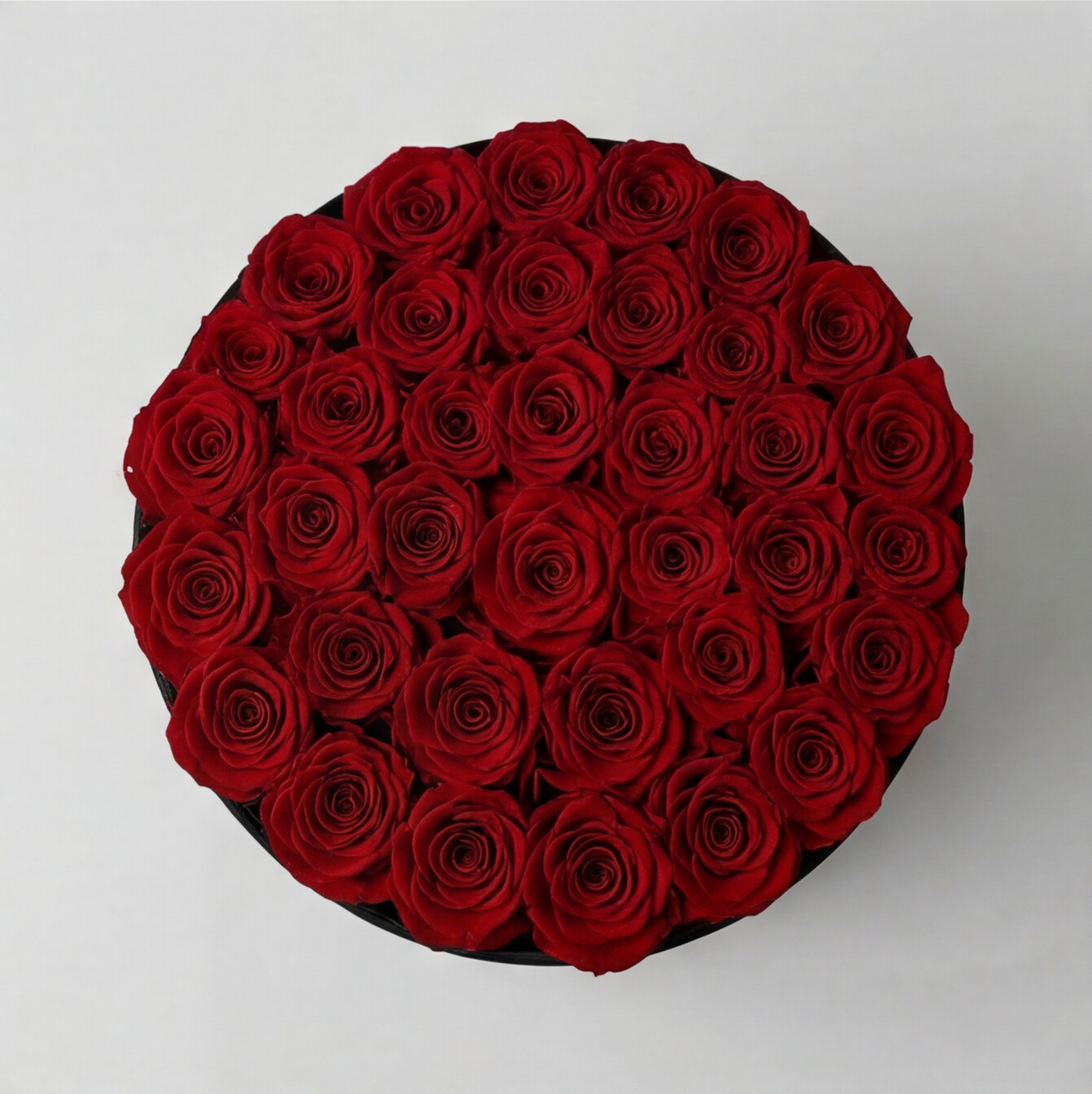 LUMIÈRE — Rose Box with 35 Preserved Roses