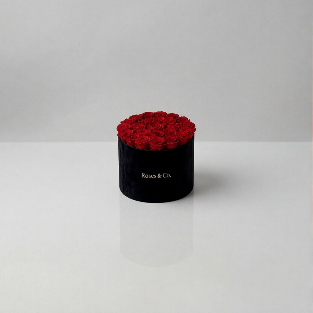 AMOUR — Rose Box with 21 Preserved Roses