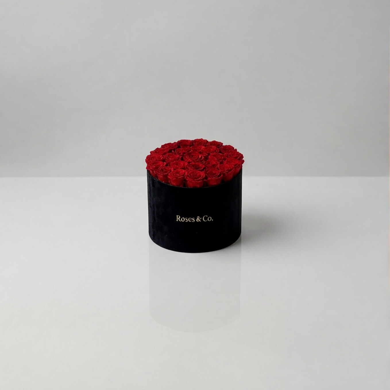 AMOUR — Rose Box with 21 Preserved Roses