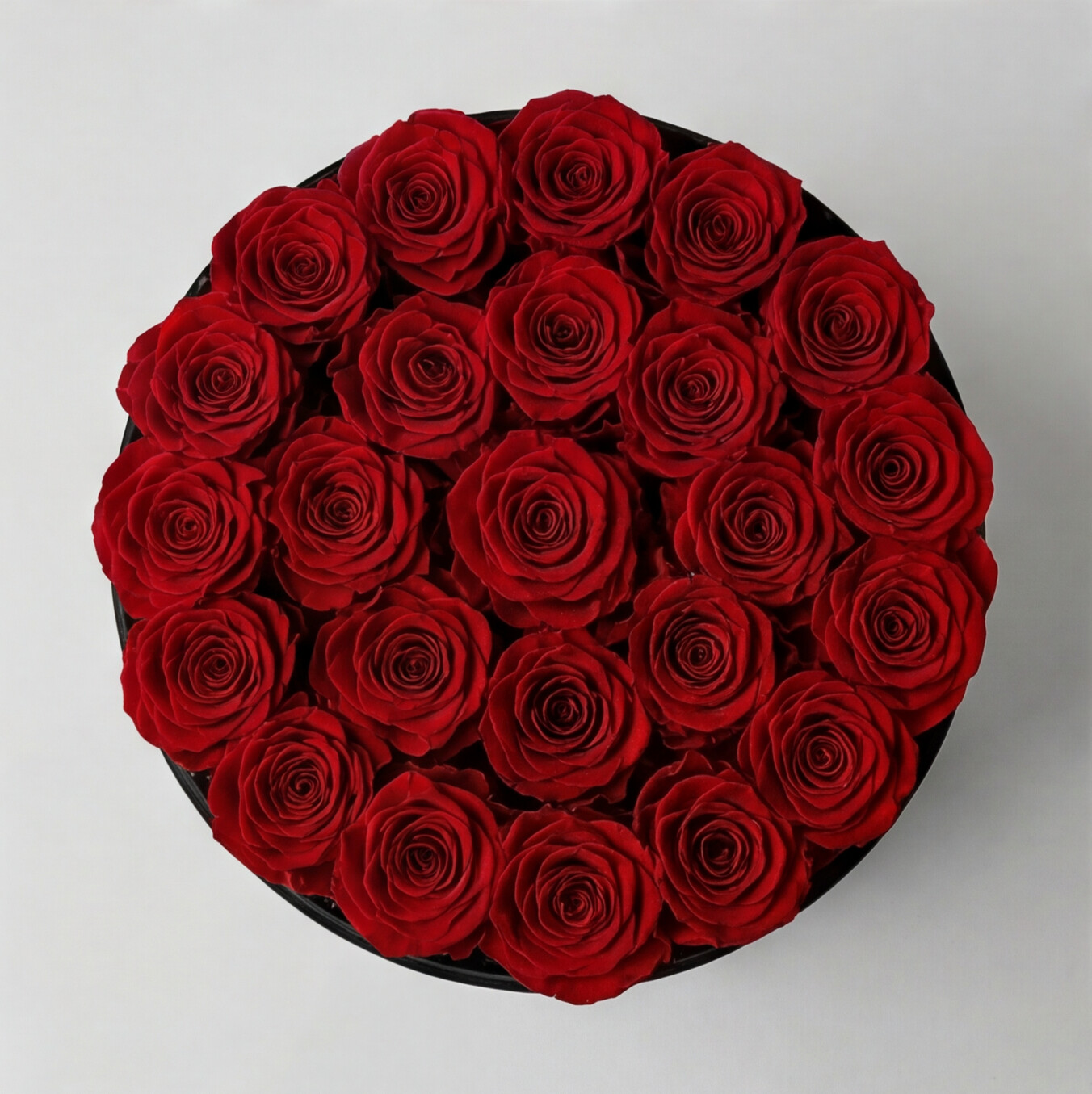 AMOUR — Rose Box with 21 Preserved Roses