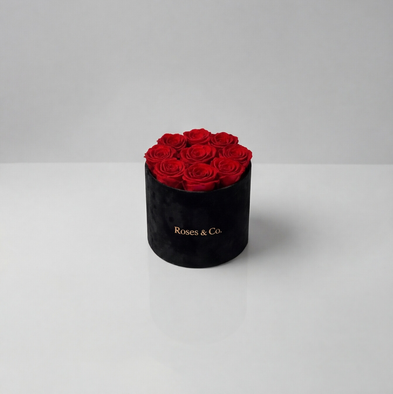 BELLE — Rose Box with 9 Preserved Roses