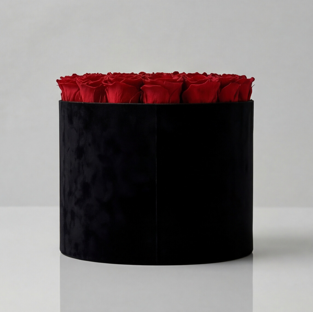 AMOUR — Rose Box with 21 Preserved Roses